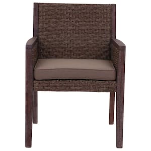 Buena Vista II Dining Arm Chair Stained Eucalyptus Wood
