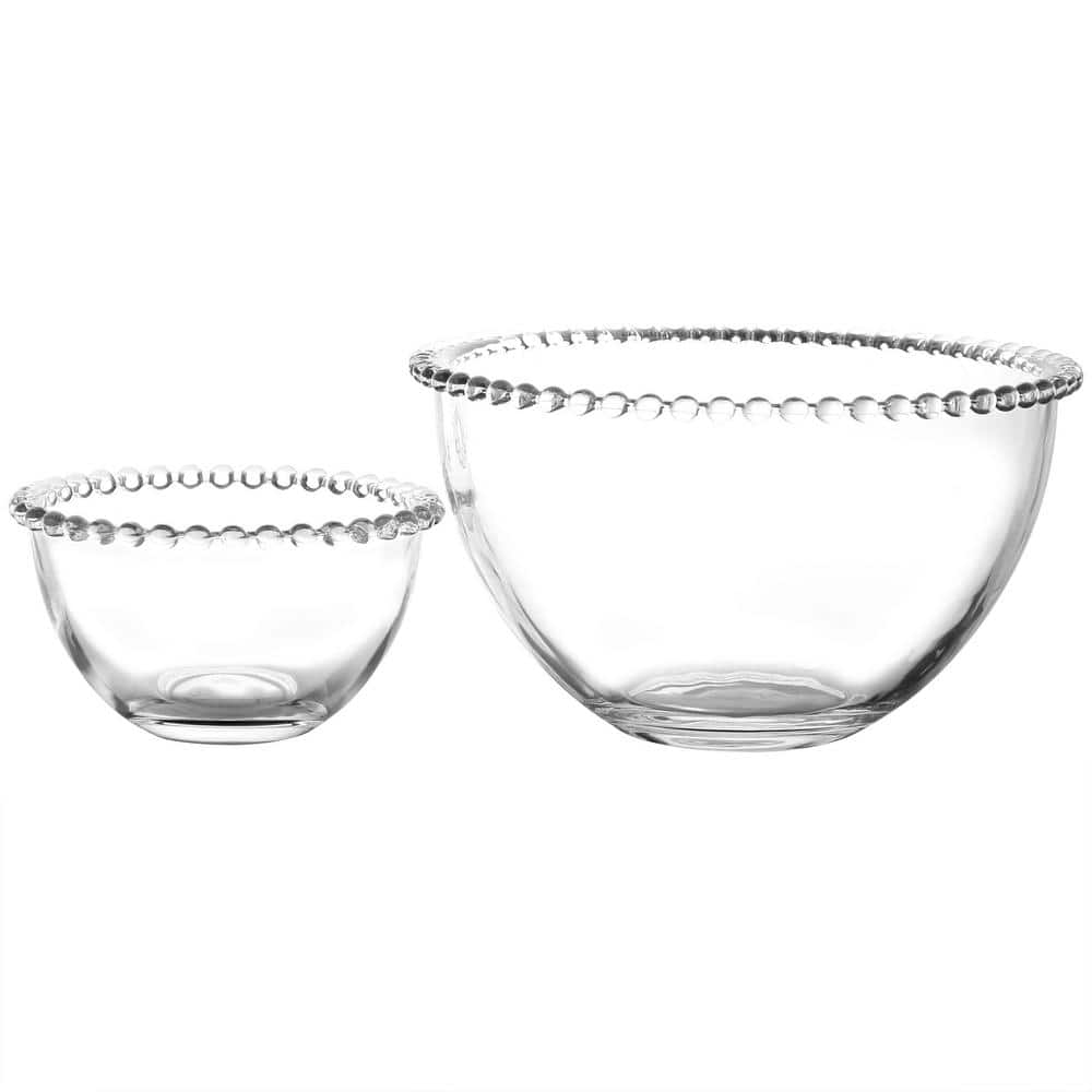 Wholesale Mr. Handy 8pc Borosilicate Glass Bowl Set CLEAR