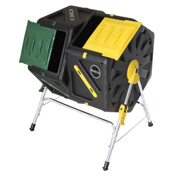 Miracle-Gro 37 Gal. Dual Chamber Tumbling Composter