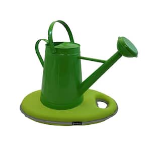 2.1 Gal. Green Traditional Watering Can with Green Memory Foam Kneeling Cushion