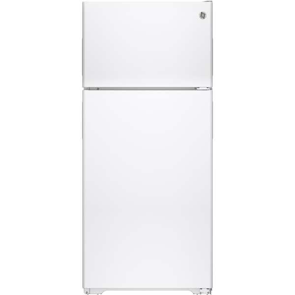GE 15.5 cu. ft. Top Freezer Refrigerator in White, ENERGY STAR