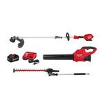 M18 FUEL 18V Brushless Cordless QUIK-LOK String Trimmer/Blower Combo Kit with Hedge Trimmer Attachment (3-Tool)