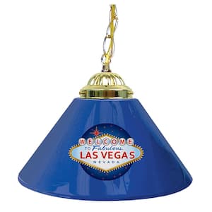 Las Vegas 1-Light Blue Billiard Light
