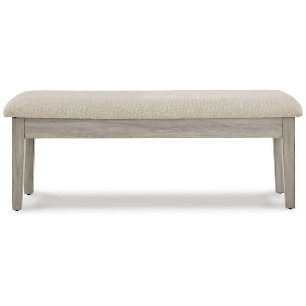 IDÉE SOLID BENCH ヘンリーボーン柄ナチュラルグレー
