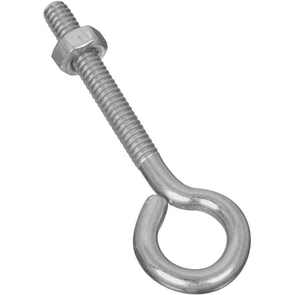 National Hardware 1/4 in. x 3 in. Zinc Plated Eye Bolt