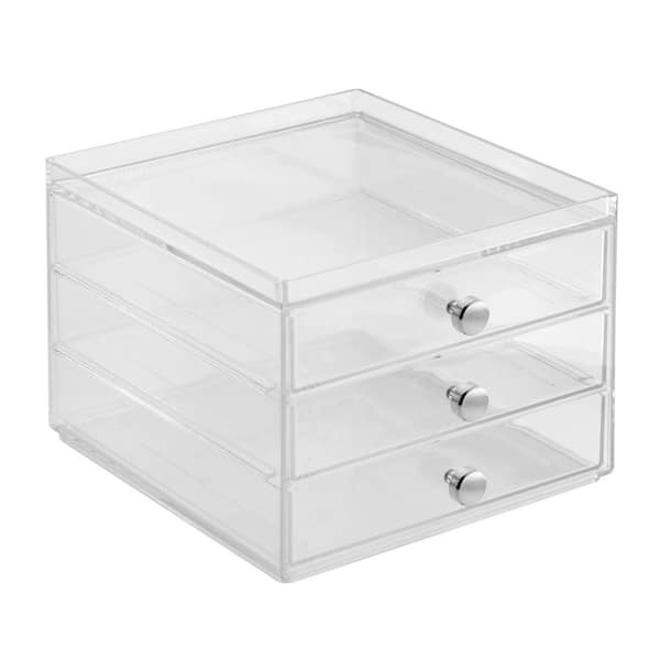 interDesign 3-Drawer Coffee Capsule Organizer in Clear