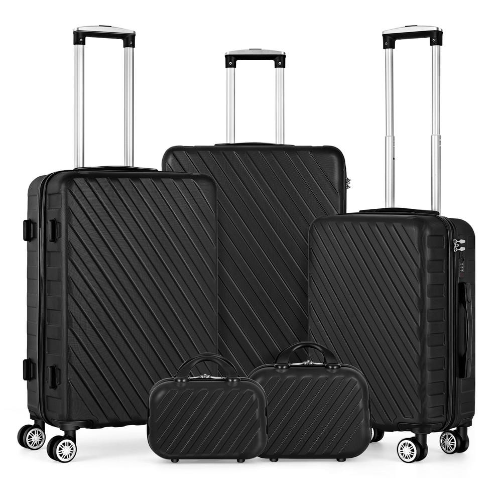 Rockland Journey Collection Expandable 4-Piece Soft side Luggage Set,  Charcoal F32-CHARCOAL - The Home Depot