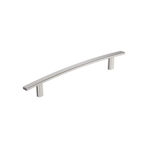 Cyprus 8-13/16 inch (224mm) Center-to-Center Polished Nickel Arch Cabinet Pull