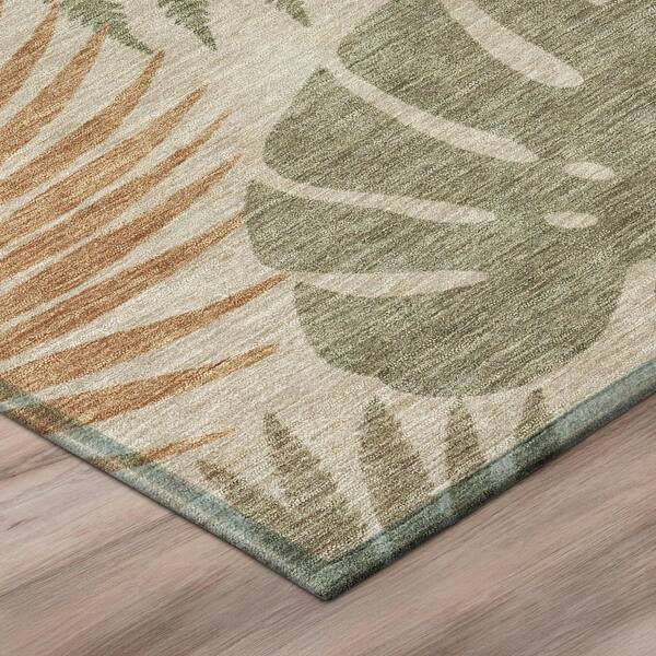 Chantille Machine Washable Indoor/Outdoor Abstract ACN3009 Beige 10 ft. x 14 ft. Area Rug