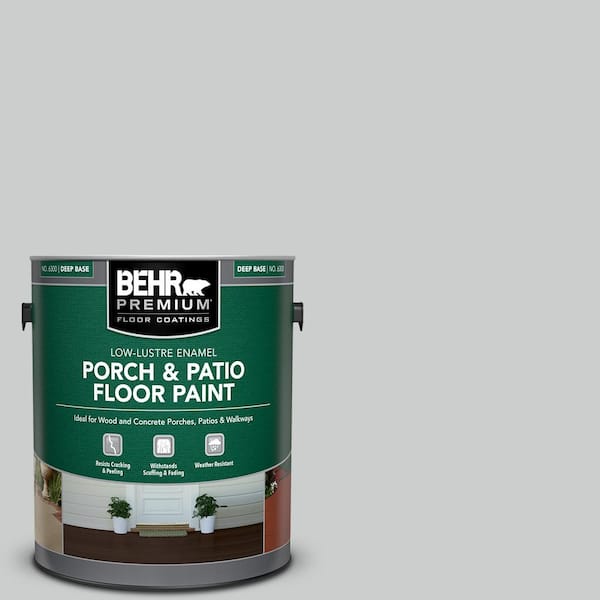 BEHR PREMIUM 1 gal. #PPU26-16 Hush Low-Lustre Enamel Interior/Exterior Porch and Patio Floor Paint