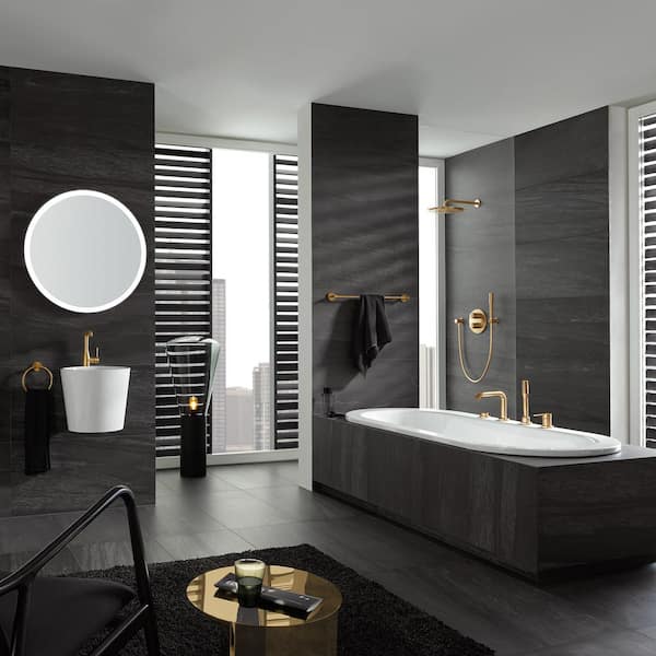 Essentials 24 in. Towel Bar in Brushed Cool Sunrise