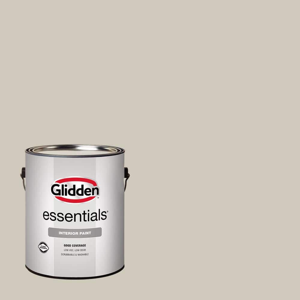 Glidden Essentials 1 gal. PPG1008-2 Storm's Coming Flat Interior Paint