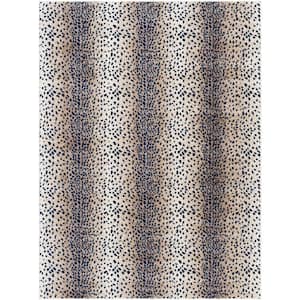 Pablo Navy/Camel 9 ft. x 12 ft. Area Rug