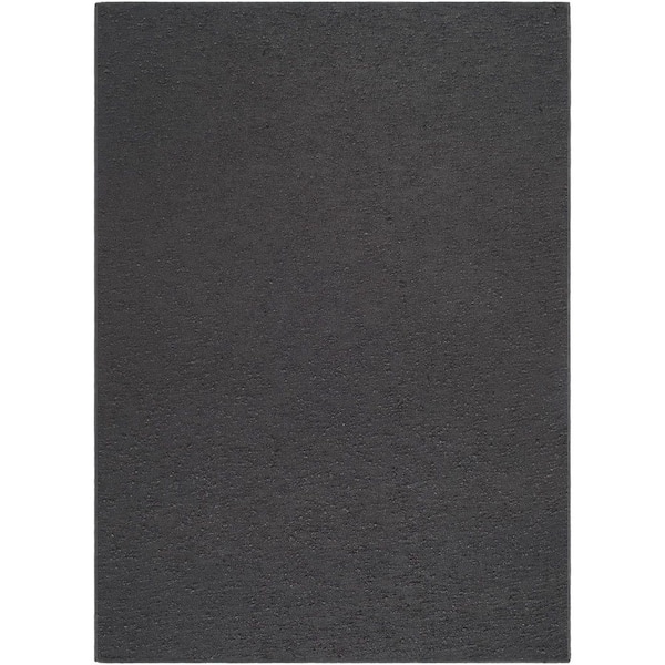 Lush Black Cottage 2 ft. x 4 ft. Indoor Area Rug