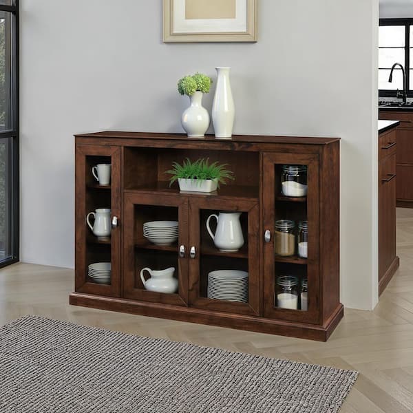 Designs2Go Espresso Summit Highboy TV Stand Fits TV's up to 50 in.