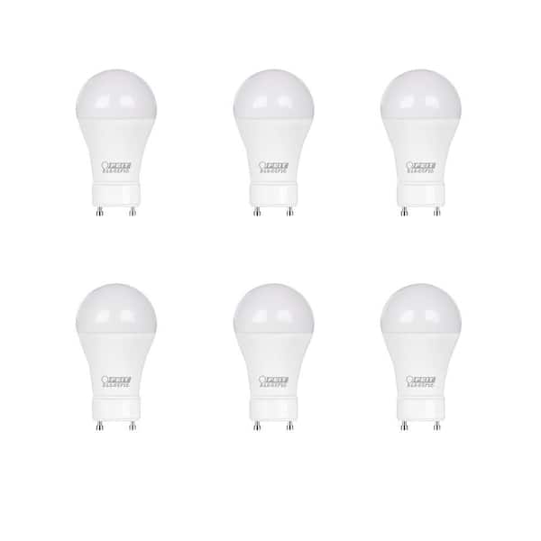 Feit Electric 60-Watt Equivalent A19 Dimmable CEC 90+ CRI GU24 Base LED Light Bulb with Selectable White