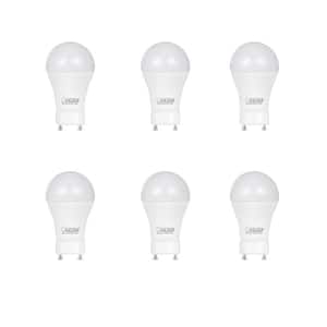 60-Watt Equivalent A19 Dimmable CEC 90+ CRI GU24 Base LED Light Bulb with Selectable White 2700K/3000K/5000K (6.-Pack)
