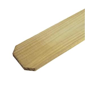 5/8 in. x 5-1/2 in. x 6 ft. Pressure-Treated Pine Dog-Ear Fence Picket