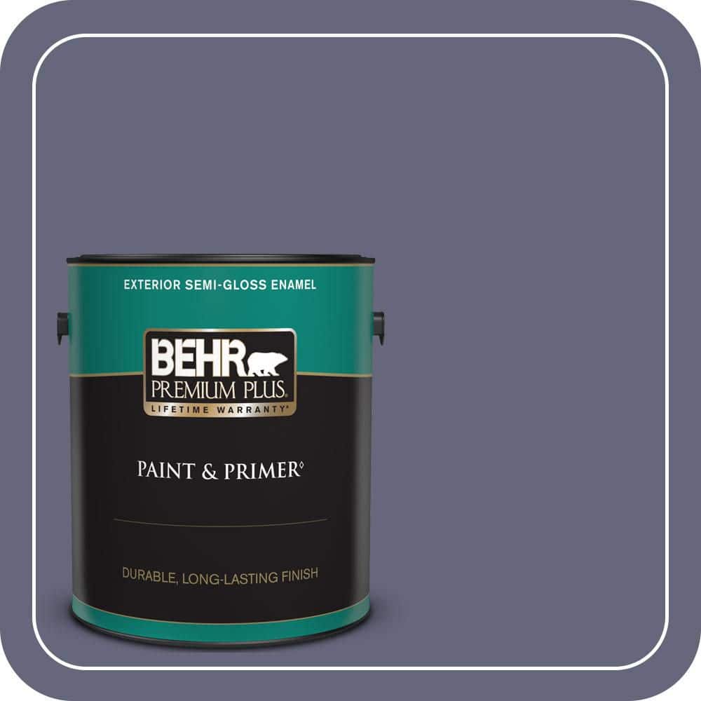 1 gal. #630F-6 Violet Evening Semi-Gloss Enamel Exterior Paint & Primer price history on PriceWatchPro