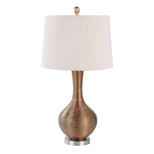 Bel Air Lighting Stewart 28 in. Metallic Bronze Incandescent Table Lamp-DISCONTINUED