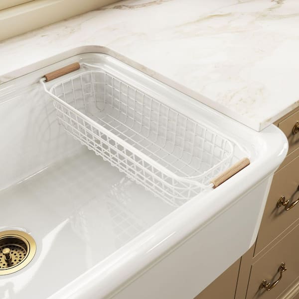 Audrine by Studio McGee Wire Basket in Cloude White