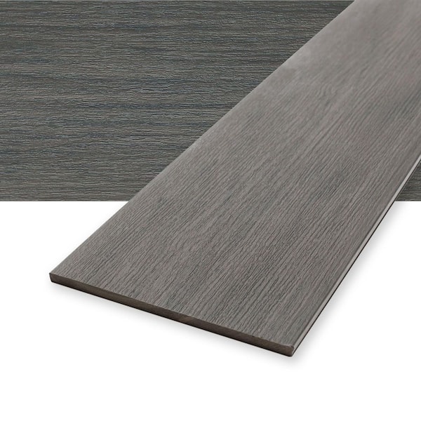Vista 1 in. x 12 in. x 12 ft. Driftwood Gray Composite Decking Fascia Board