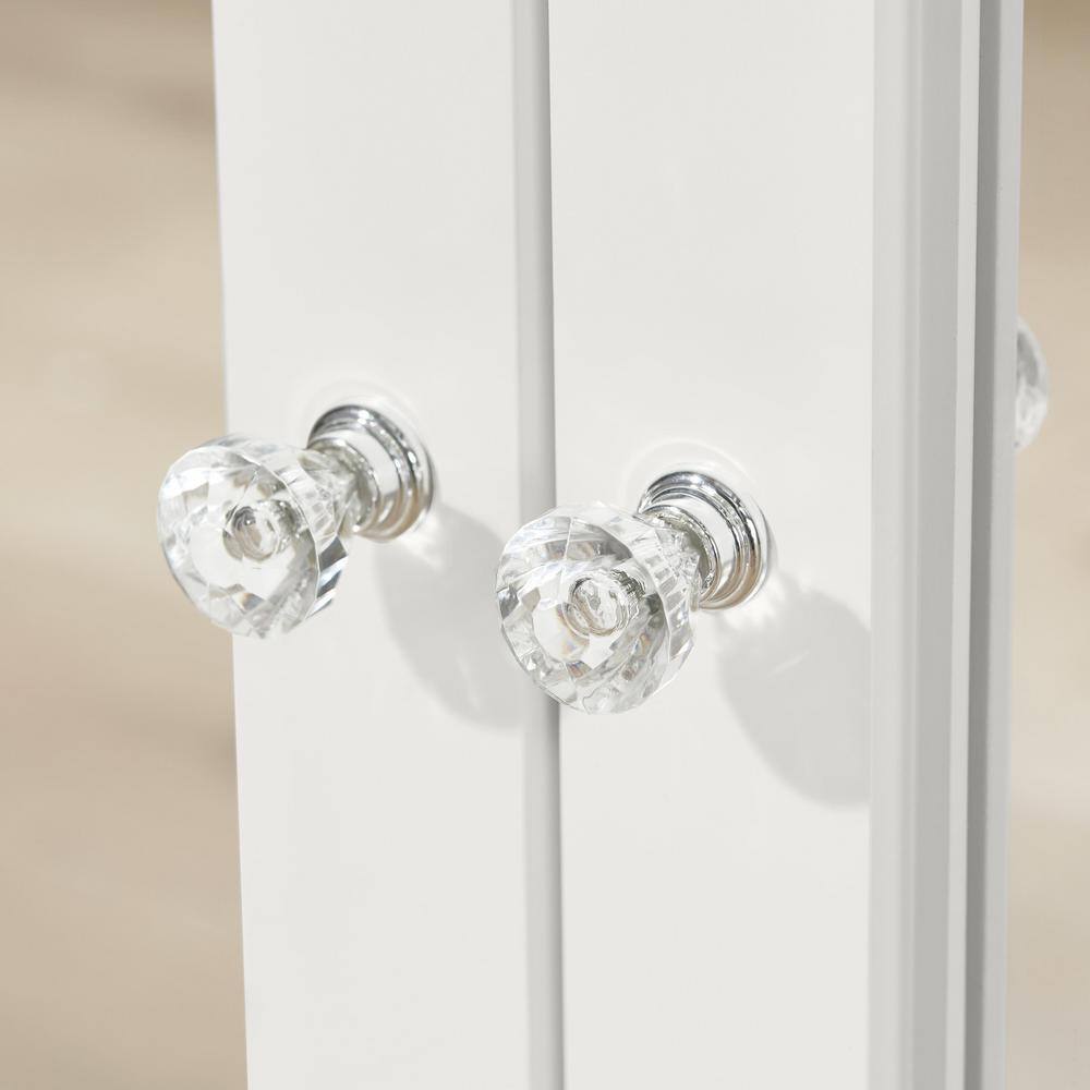 Buy Brisa Bright White Accent with Double Mirrored Doors Online