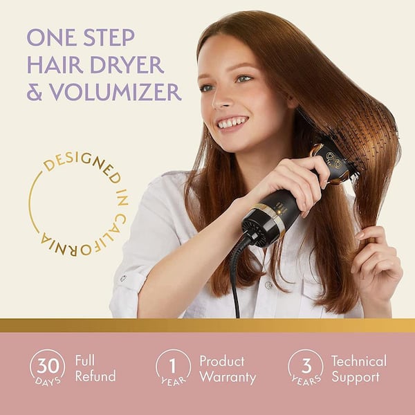 Revlon One-Step Hair Dryer And Volumizer Hot Air Brush 3D model