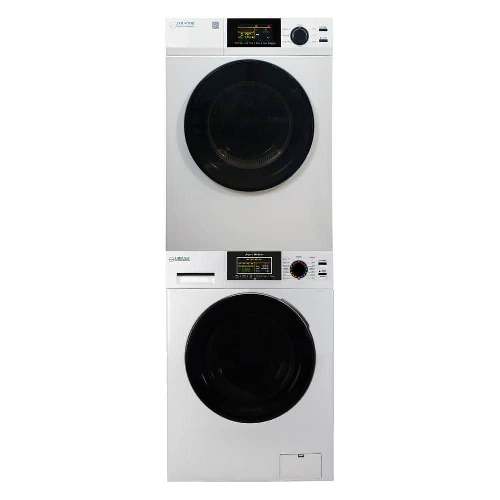 Equator Digital Touch Apartment 110-Volt Set 1.9 cu. ft. Washer + 4 cu. ft. Vented Digital Dryer