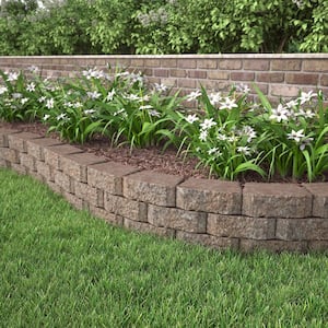 4 in. x 11.75 in. x 6.75 in. Rock Blend Concrete Retaining Wall Block (144 Pcs. / 46.5 sq. ft. / Pallet)