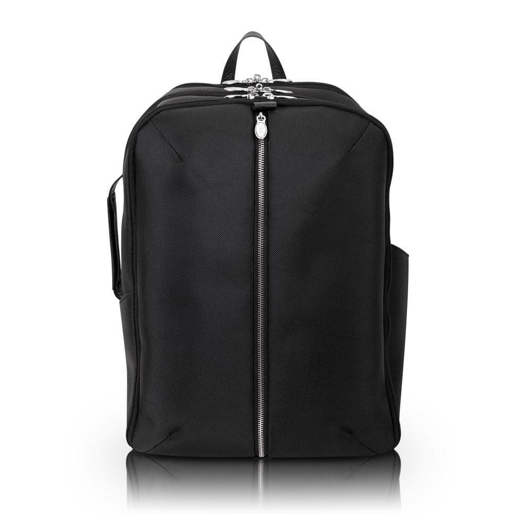 ENGLEWOOD, 17 in. Black Carry-All, Laptop and Tablet Weekend Backpack, Black (78895)
