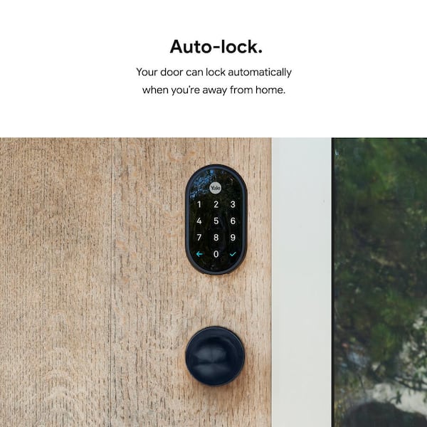 Google Nest x Yale Lock - Tamper-Proof Smart Deadbolt Lock with Nest  Connect - Black Suede RB-YRD540-WV-BSP - The Home Depot