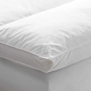 Better and Down Cotton White Mattress Topper