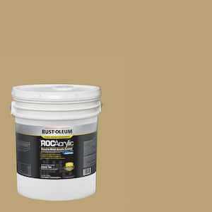 5 gal. ROC Acrylic 3800 DTM OSHA Gloss Dunes Tan Interior/Exterior Enamel Paint