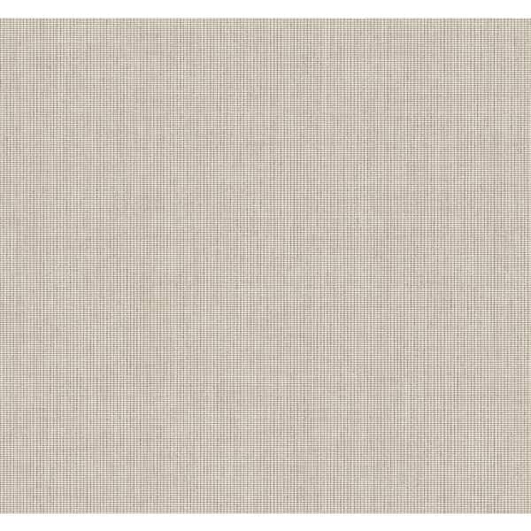 Seabrook Designs Taupe Gray Queens Weave Paper Un-Pasted Non-Woven Wallpaper Roll 60.75 sq. ft.