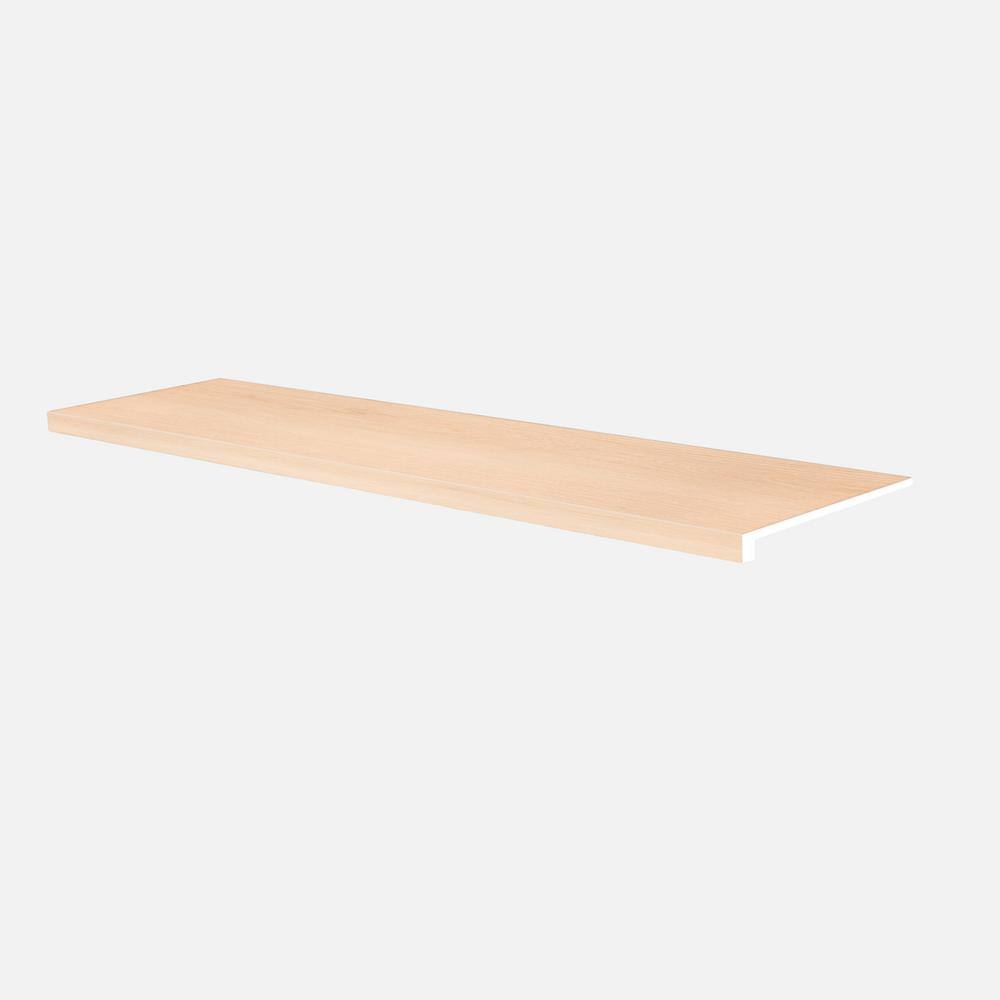 Bisque Pointe 5/4 in. T x 12 in. W x 47.25 in. L Luxury Vinyl Stair Tread M
