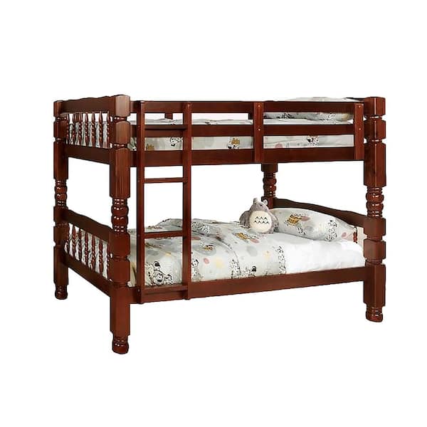 William's Home Furnishing Carolina in Cherry Twin Bunk Bed