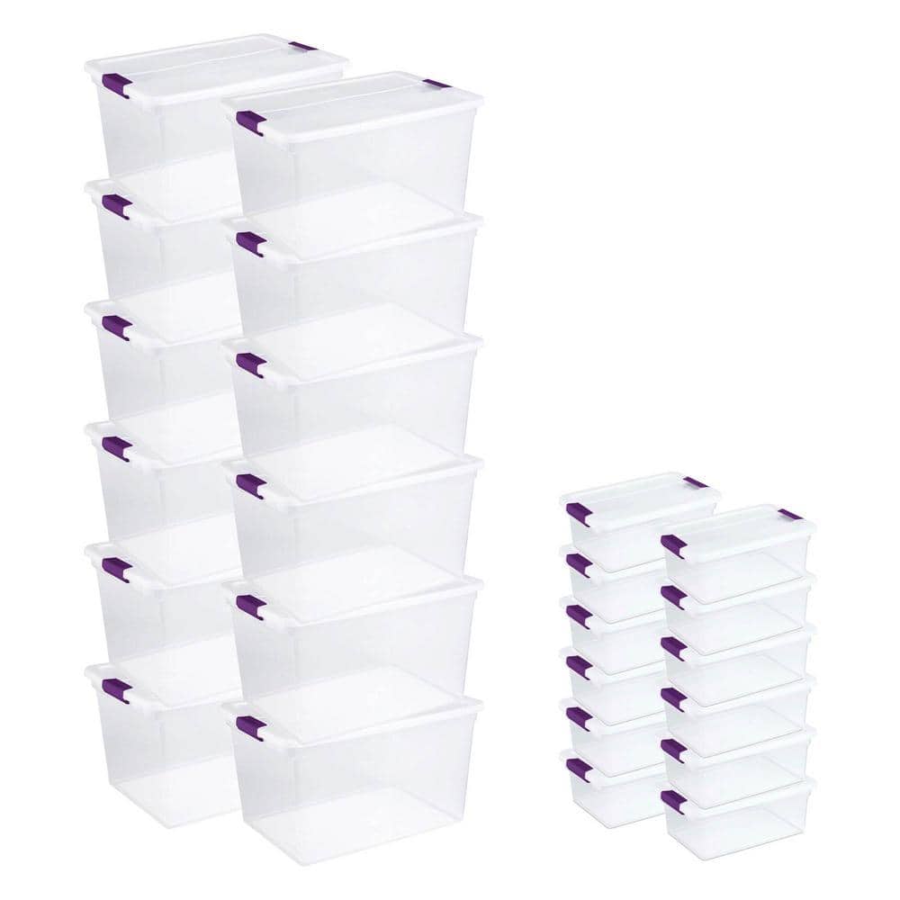 66 Qt. Latch Box Storage Container (12-Pack) and 15 Qt. Tote (12-Pack) price history on PriceWatchPro