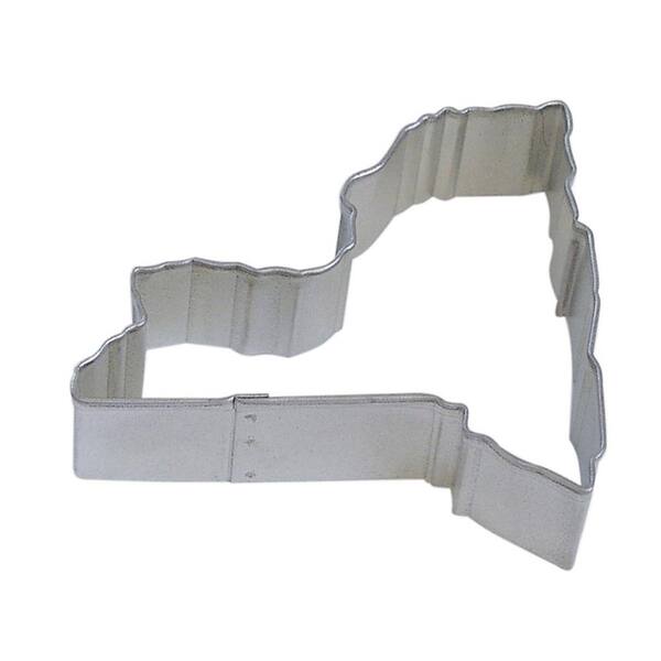 CybrTrayd 12-Piece New York State Tinplated Steel Cookie Cutter & Recipe