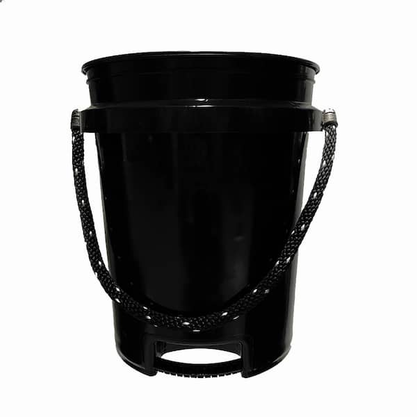 PRIVATE BRAND UNBRANDED 5 gal. Black Bucket 05GLBLK - The Home Depot