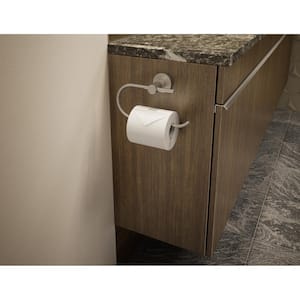 Dia Wall Mounted Toilet Paper Holder in Satin Nickel