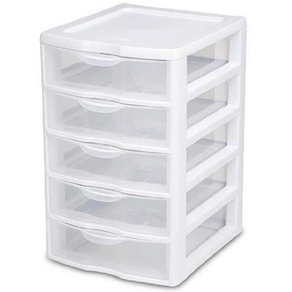 35.5 in. H x 26.625 in. W x 19.25 in. 4-Drawer Plastic Chest