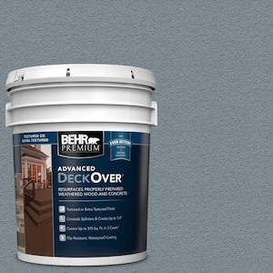 5 gal. #SC-119 Colony Blue Textured Solid Color Exterior Wood and Concrete Coating