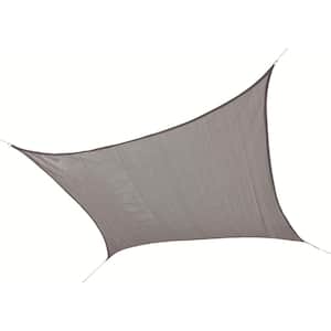 12 ft. x 12 ft. Stone Gray Square Shade Sail (2-Pack)