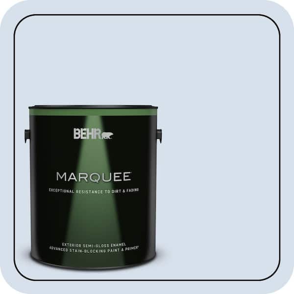 BEHR MARQUEE 1 gal. #610C-1 Northern Star Semi-Gloss Enamel Exterior Paint & Primer