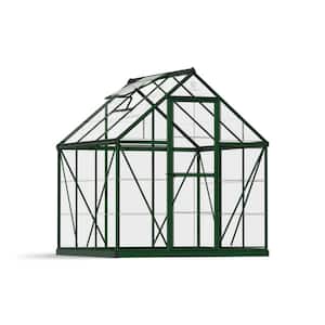 Harmony 6 ft. x 6 ft. Green/Clear DIY Greenhouse Kit