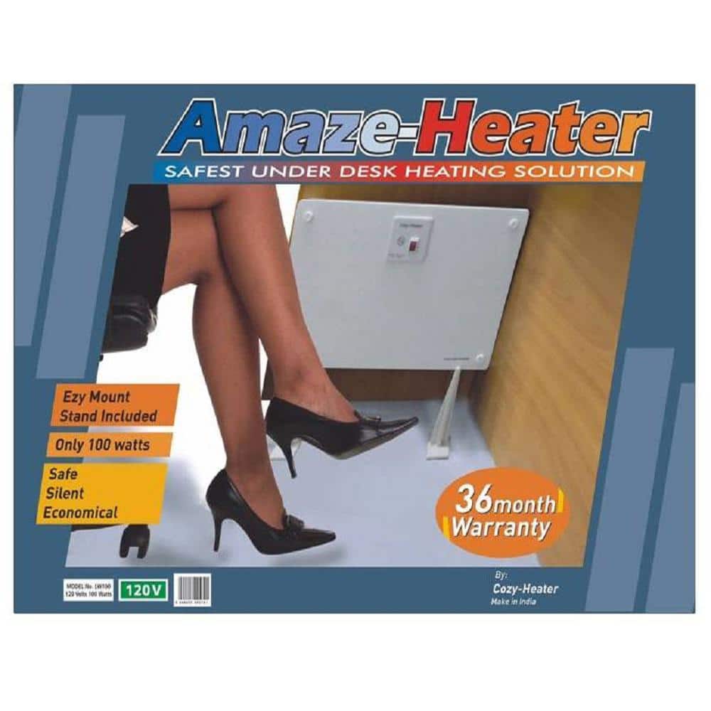White 100 Watt Electric Convection Panel Heater