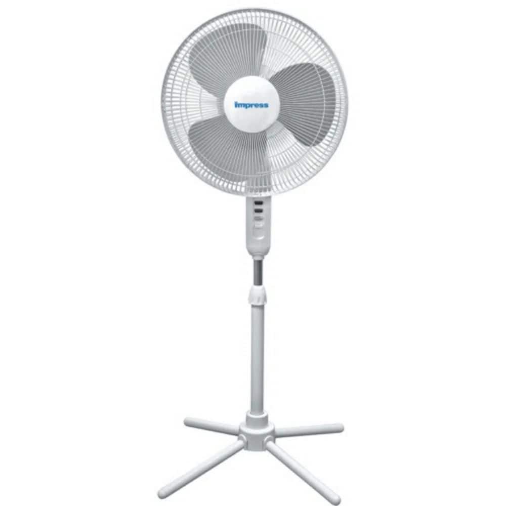 16 in. 3-Fan Speeds High Velocity Pedestal Fan in White with Oscillating price history on PriceWatchPro