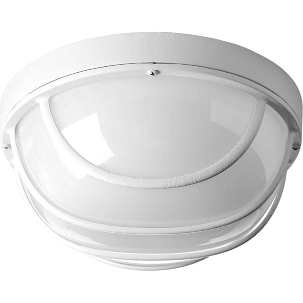 Progress Lighting 1-Light White LED Bulkhead
