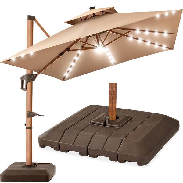 extra large rectangle patio umbrella Homy Casa 14.8 Ft Extra Large Rectangle Patio Umbrella Market Umbrella  Steel Frame Crank Lift Heavy Duty Outdoor Charcoal Gray in the Patio  Umbrellas department at Lowes.com